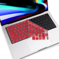 MacBook Air 15 (M4, 2025) A3241 Keyboard Cover Skin [Red] - Red