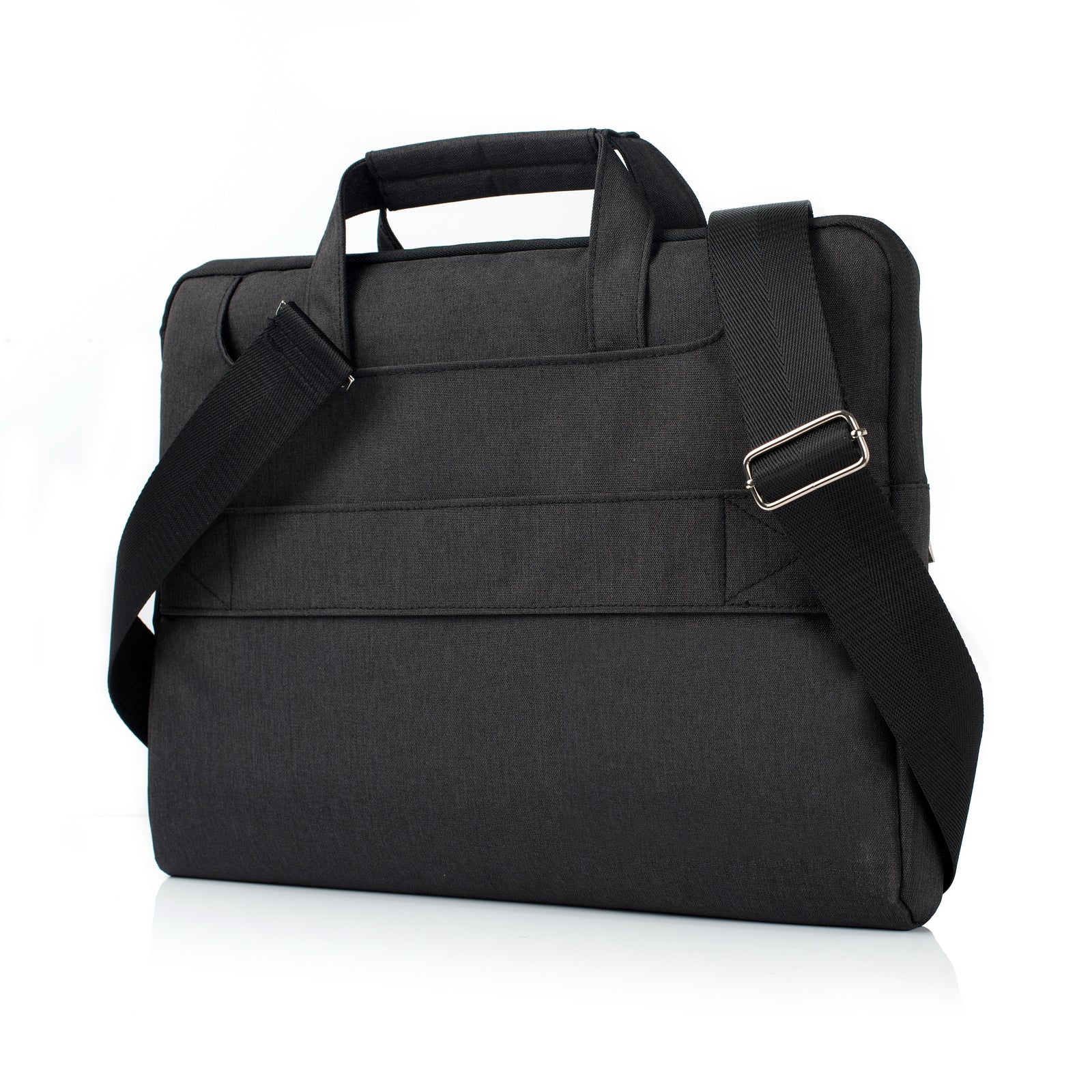 Laptop Shoulder Bag Briefcase Sleeve for 15-16" Laptops - Water Resistant - Black