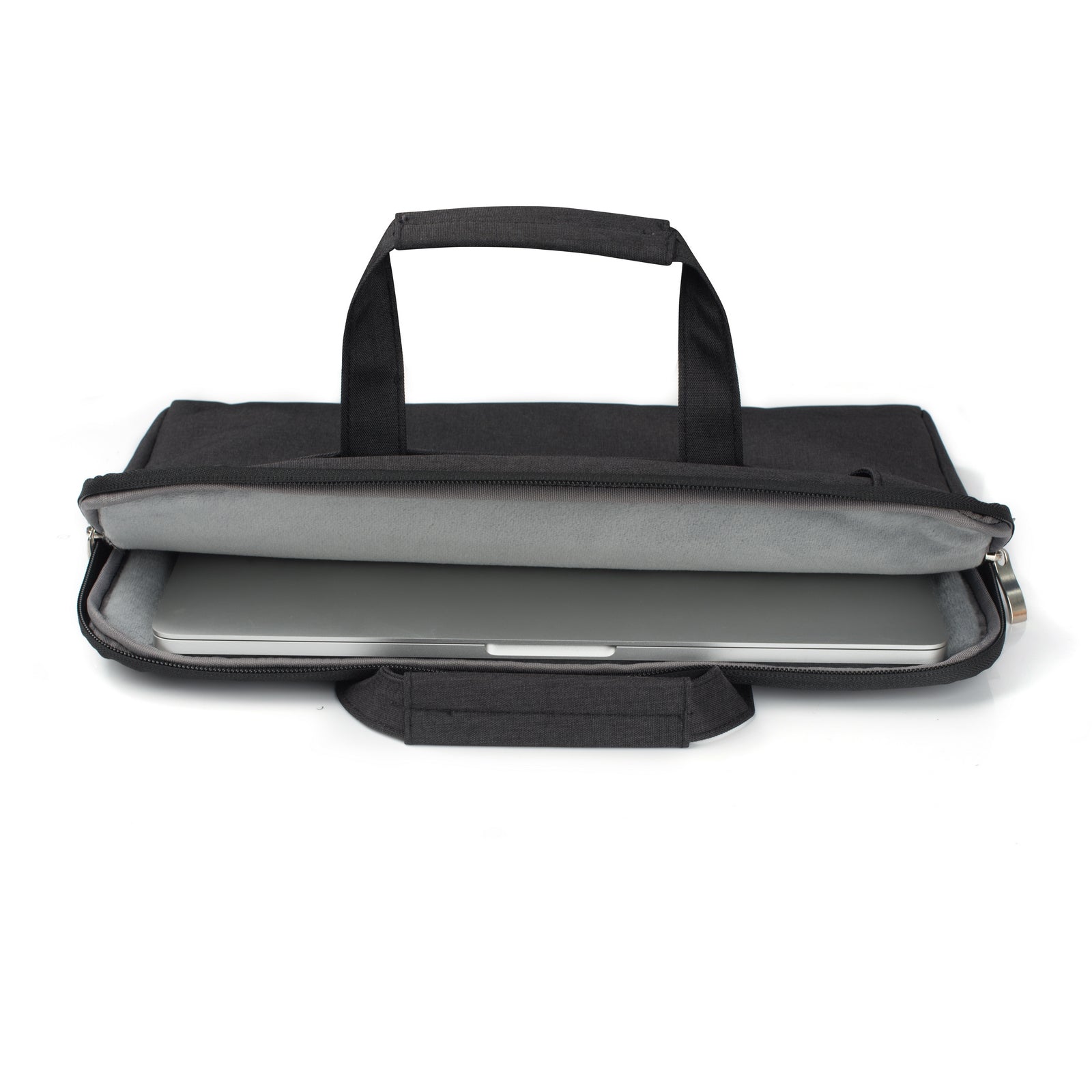 Laptop Shoulder Bag Briefcase Sleeve for 11-12" Laptops - Water Resistant - Black