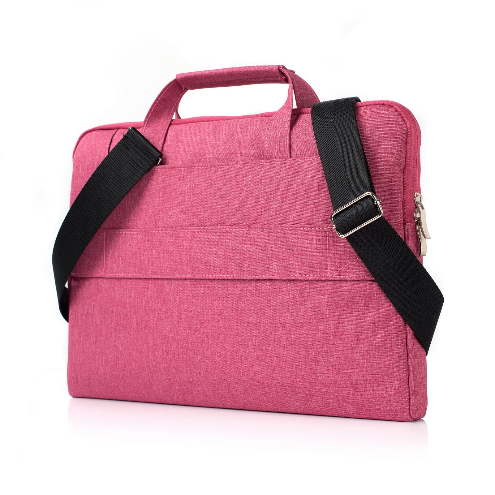 Laptop Shoulder Bag Briefcase Sleeve for 15-16" Laptops - Water Resistant - Rose