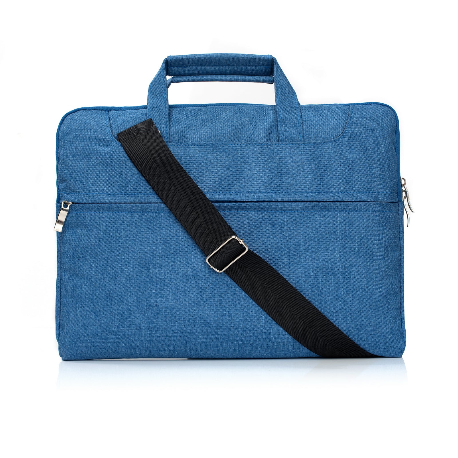 Laptop Shoulder Bag Briefcase Sleeve for 15-16" Laptops - Water Resistant - Denim Blue