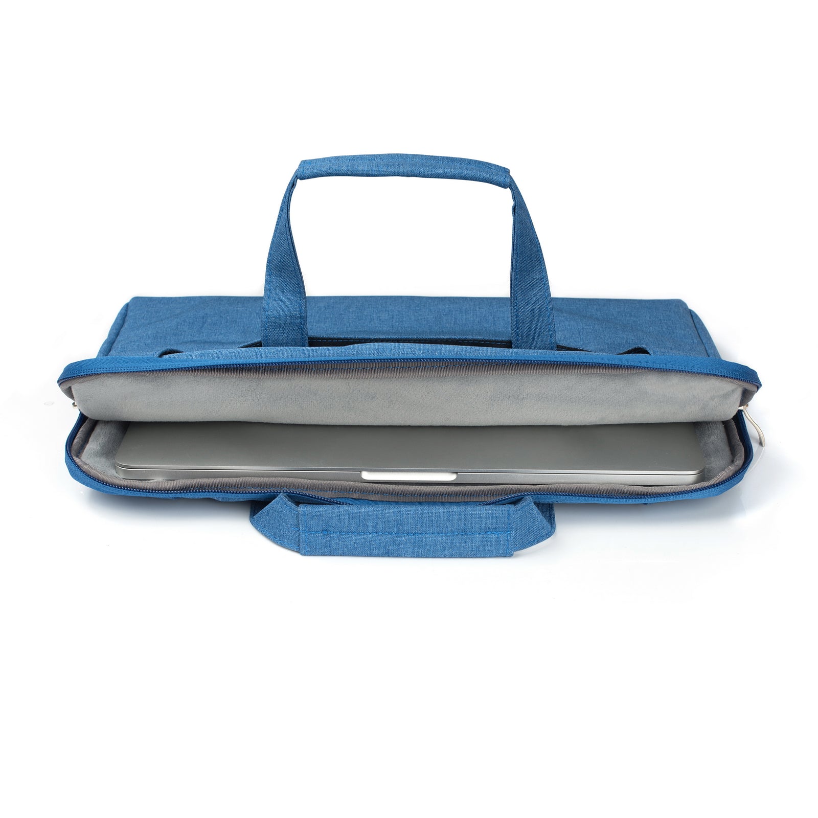Laptop Shoulder Bag Briefcase Sleeve for 11-12" Laptops - Water Resistant - Denim Blue