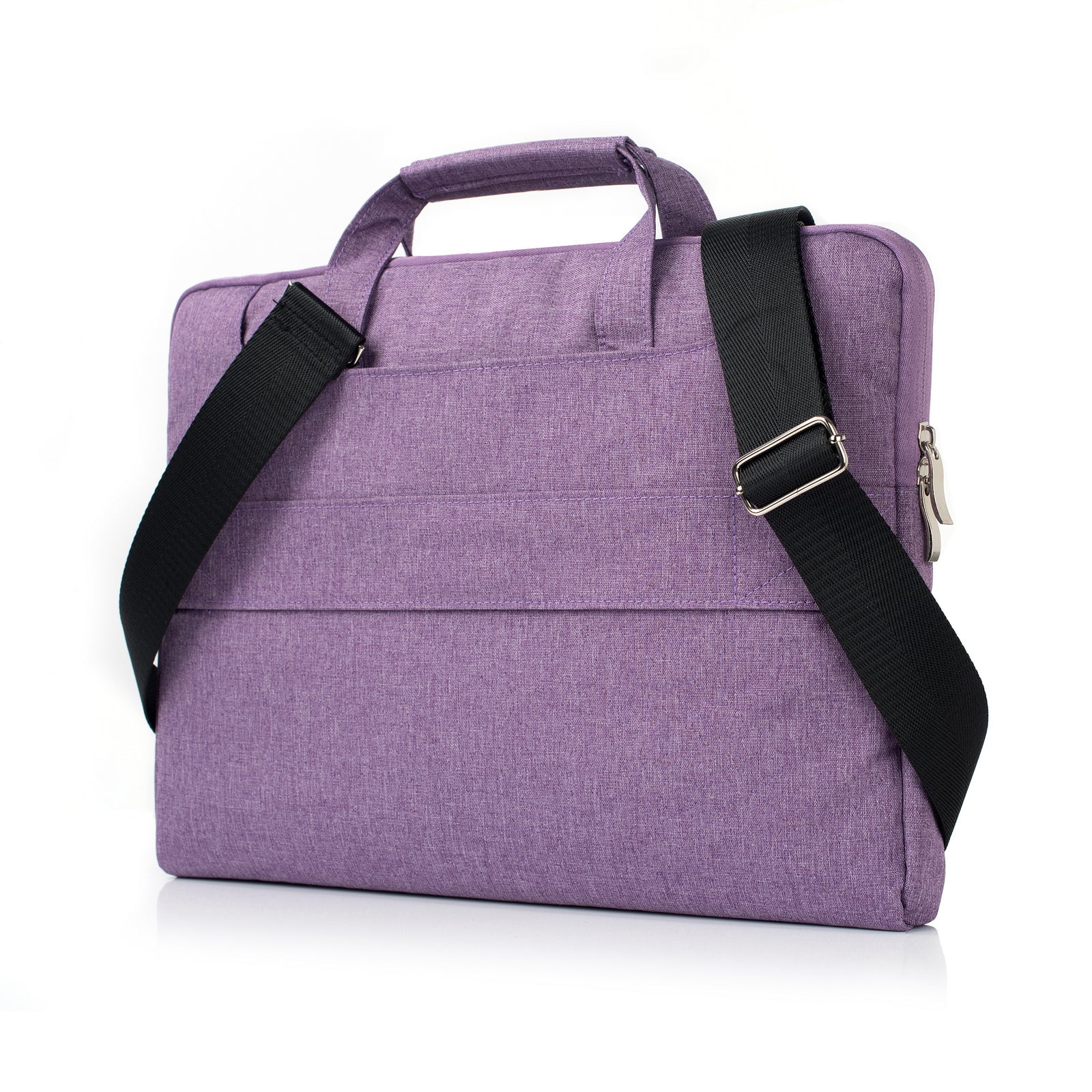 Laptop Shoulder Bag Briefcase Sleeve for 13-14" Laptops - Water Resistant - Purple