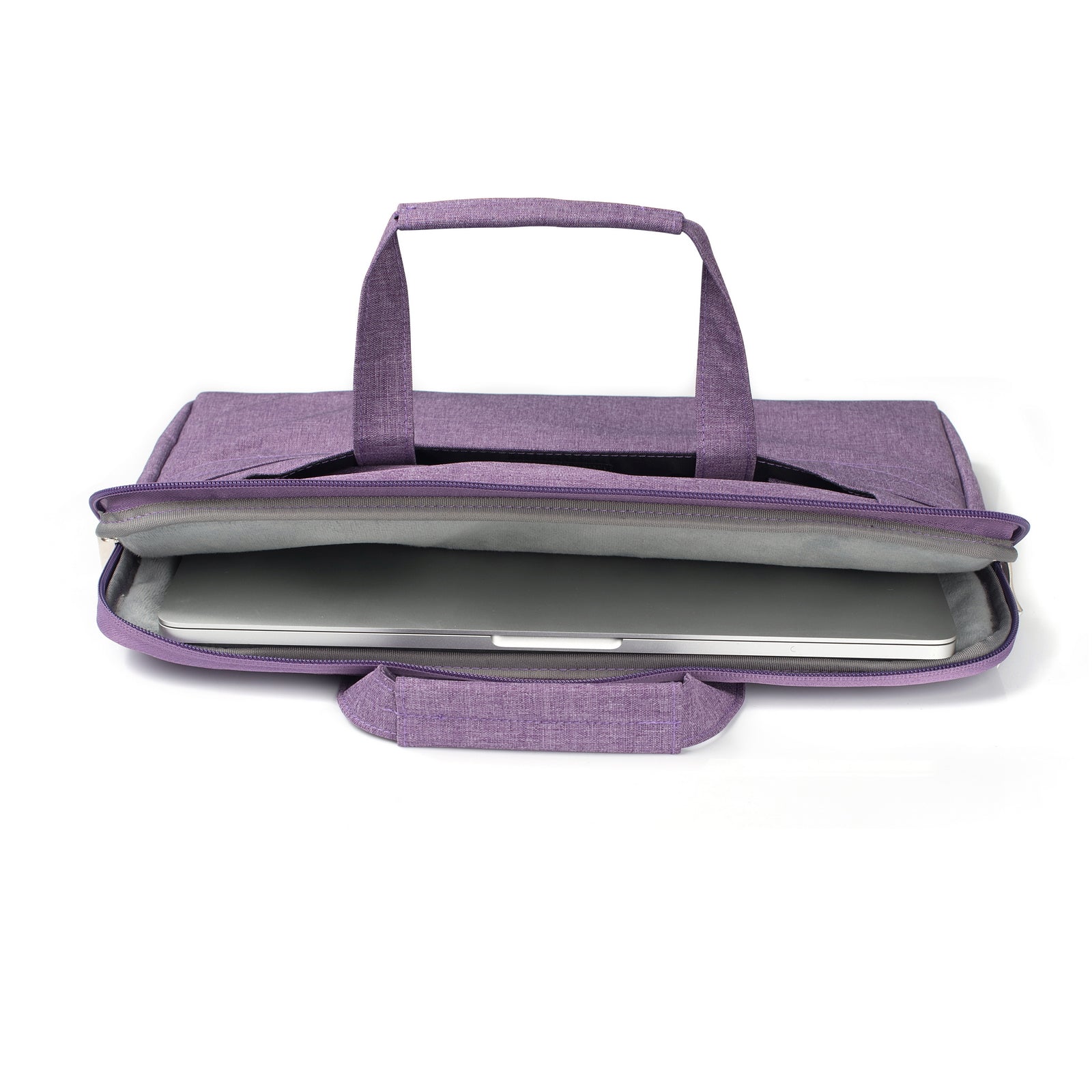 Laptop Shoulder Bag Briefcase Sleeve for 15-16" Laptops - Water Resistant - Purple