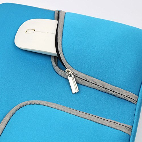 Neoprene Laptop Sleeve Case for 11-12" Laptops - Fits MacBook Air 11" & MacBook 12" - Blue