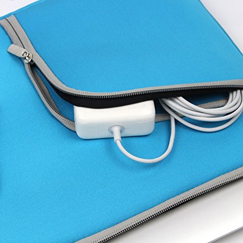Neoprene Laptop Sleeve Case for 13-14" Laptops - Fits MacBook Air 13", MacBook Neo 13" & MacBook Pro 14" - Blue