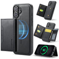 iPhone 16 Plus DG.Ming MagSafe Wallet Case (Black) - Black