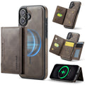 iPhone 16 DG.Ming MagSafe Wallet Case (Coffee) - Coffee