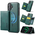 iPhone 16 Plus DG.Ming MagSafe Wallet Case (Green) - Green