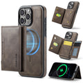 iPhone 16 Pro DG.Ming MagSafe Wallet Case (Coffee) - Coffee