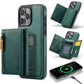 DG.Ming Magnetic Wallet Case for iPhone 16 Pro Max - Green