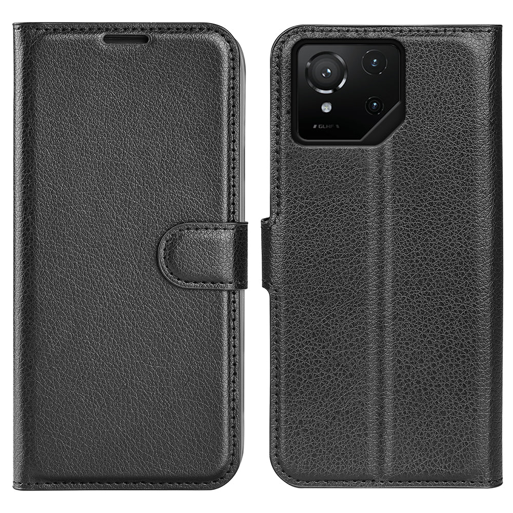 Asus ROG Phone 9 Pro PU Leather Wallet Case [Black]