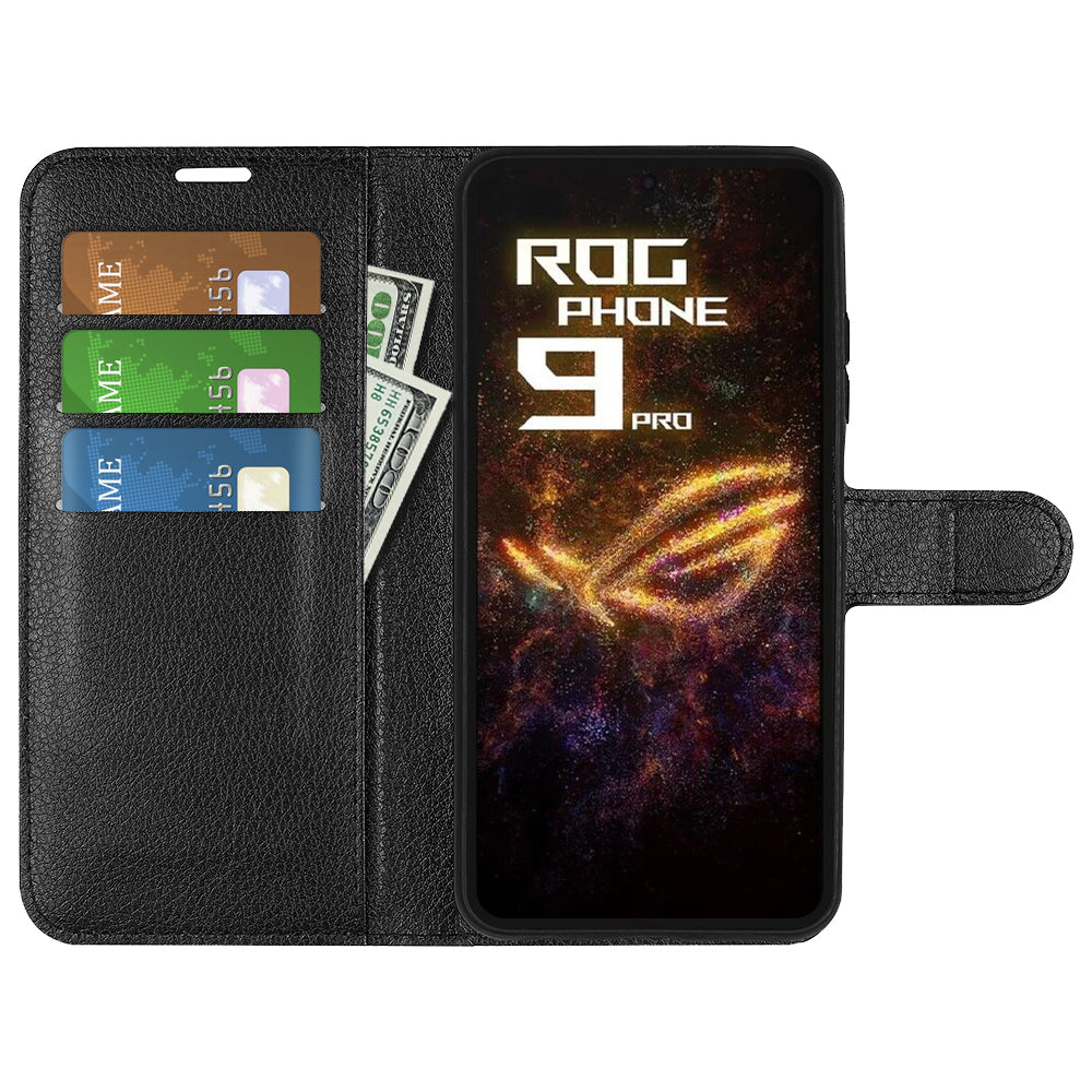 Asus ROG Phone 9 PU Wallet Case [Black]