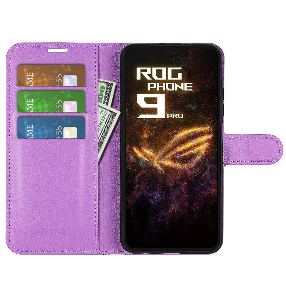 Asus ROG Phone 9 Pro PU Leather Wallet Case [Purple]