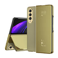 Samsung Galaxy Z Fold3 5G Mirror Folio Case (Gold) - Gold