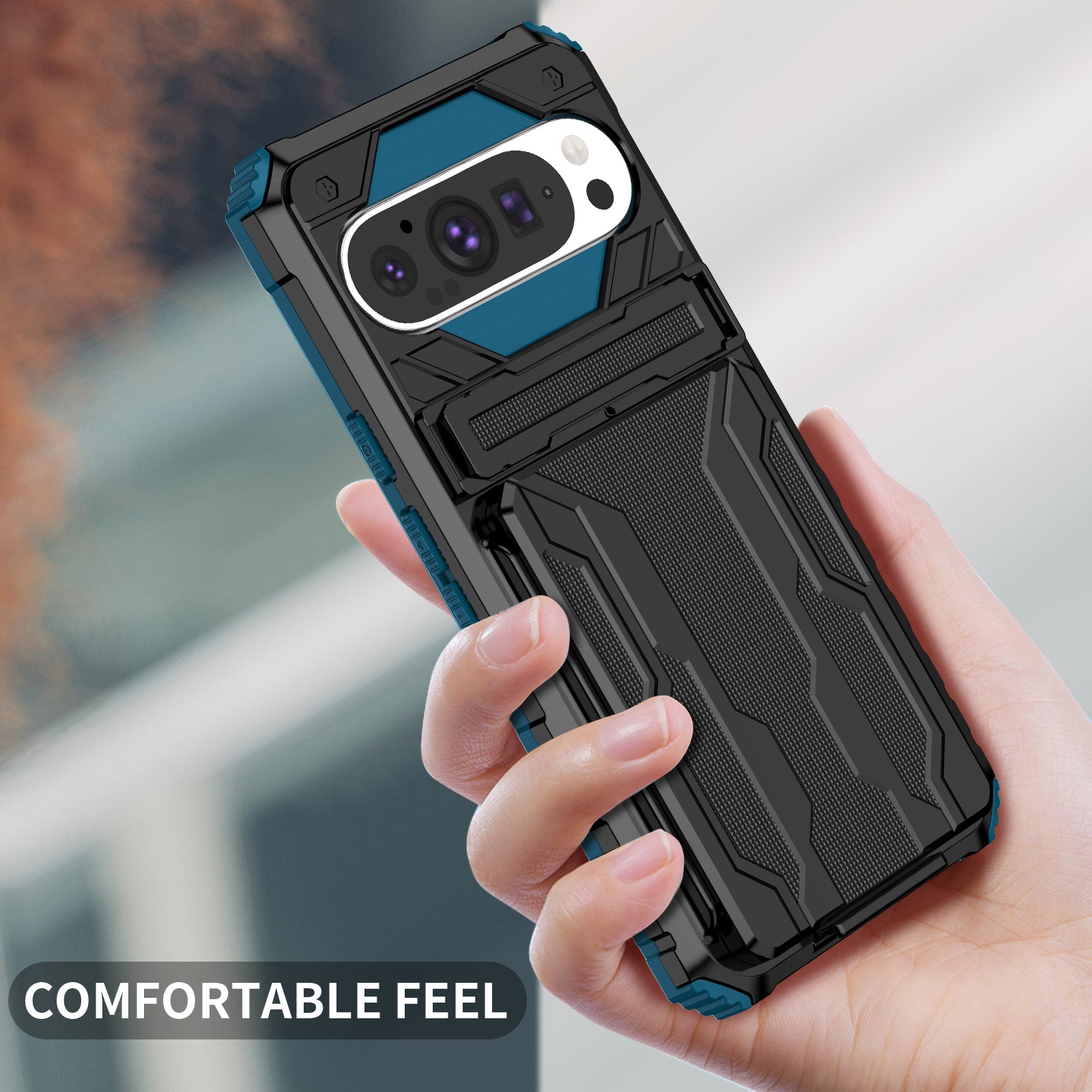 Google Pixel 9 Pro Kickstand Card Case [Navy]