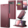 Google Pixel 9 Pro CaseMe Retro Wallet Case [Maroon] - Maroon