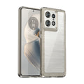 Motorola Moto Edge 50 Pro Soft TPU Bumper Case (Clear Grey) - Clear Grey