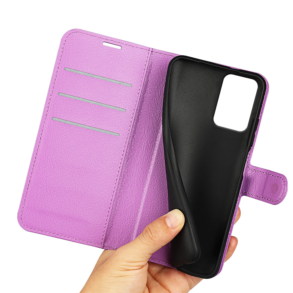 Motorola Moto G85 PU Leather Wallet Case [Purple]