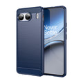 OnePlus Nord 4 Carbon Fibre TPU Case Slim Shockproof Cover Navy - Navy