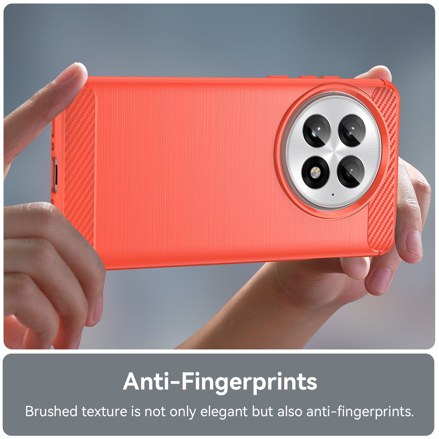 OnePlus 13 Carbon Fibre Brushed Case [Red]
