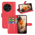 OnePlus 13 PU Wallet Case [Red] - Red