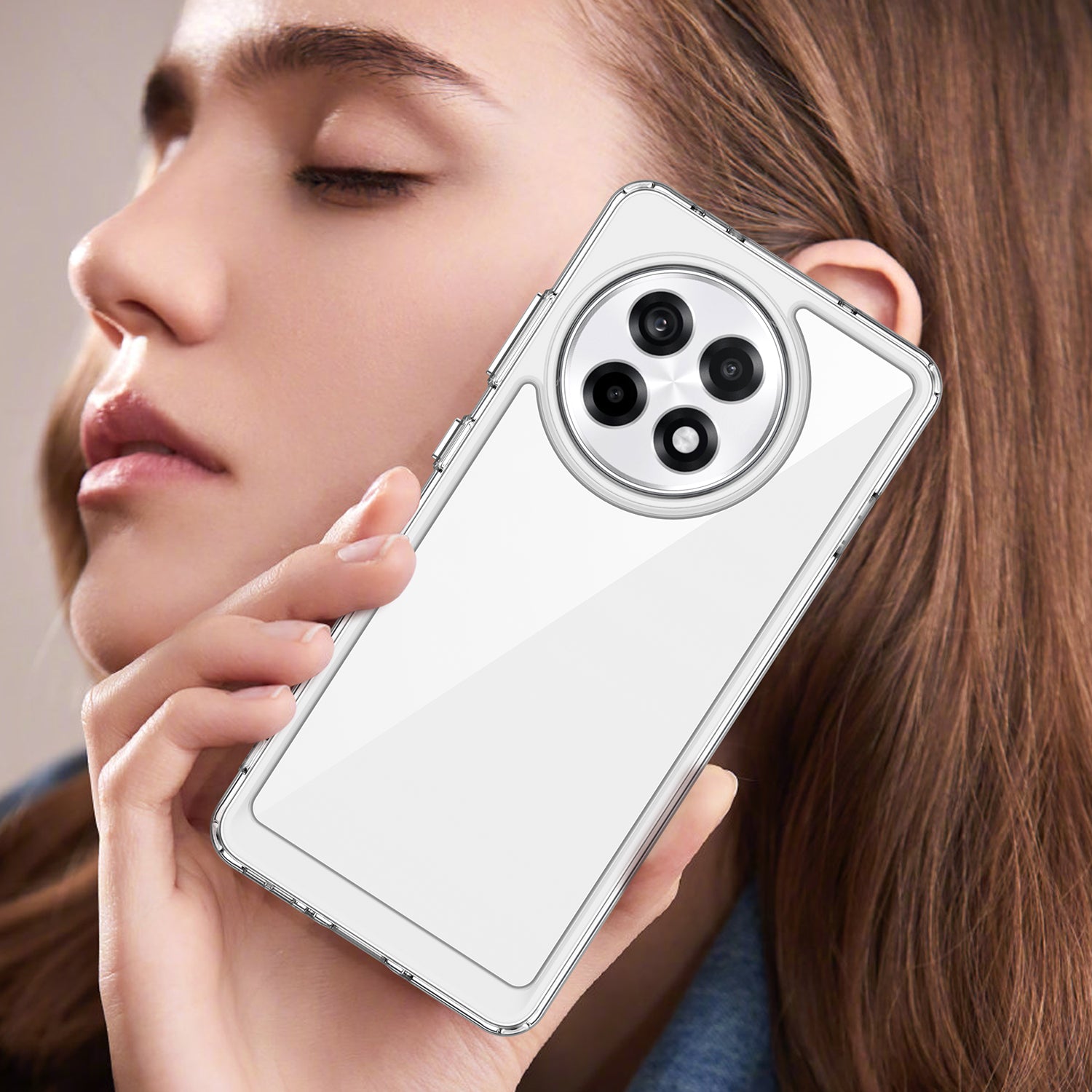 OnePlus 13R 5G Soft TPU Bumper Case [Clear]