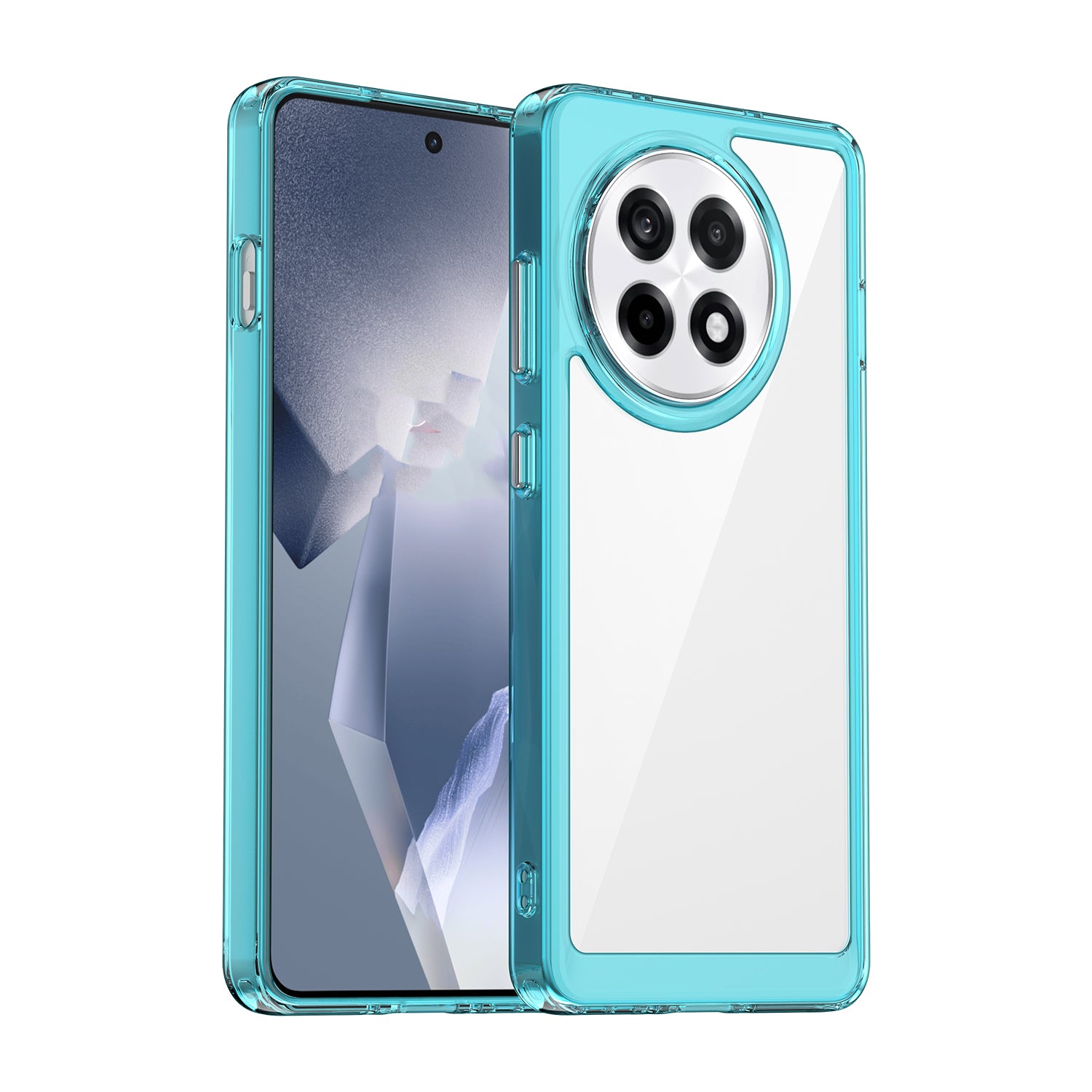 OnePlus 13R 5G Soft TPU Bumper Case [Clear Blue]