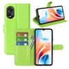 OPPO A18 Case PU Wallet - Green