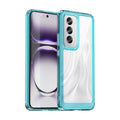 OPPO Reno 12 Soft TPU Bumper Case (Clear Blue) - Clear Blue