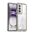 OPPO Reno 12 Soft TPU Bumper Case (Clear Grey) - Clear Grey