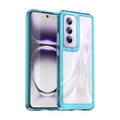 OPPO Reno 12 Pro Soft TPU Bumper Case (Clear Blue) - Clear Blue