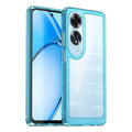 OPPO A60 4G Soft TPU Bumper Case (Clear Blue) - Clear Blue
