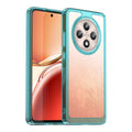 OPPO Reno 12 F Soft TPU Bumper Case (Clear Blue) - Clear Blue
