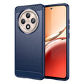 OPPO Reno 12F Carbon Fibre TPU Case Slim Shockproof Cover Navy - Navy