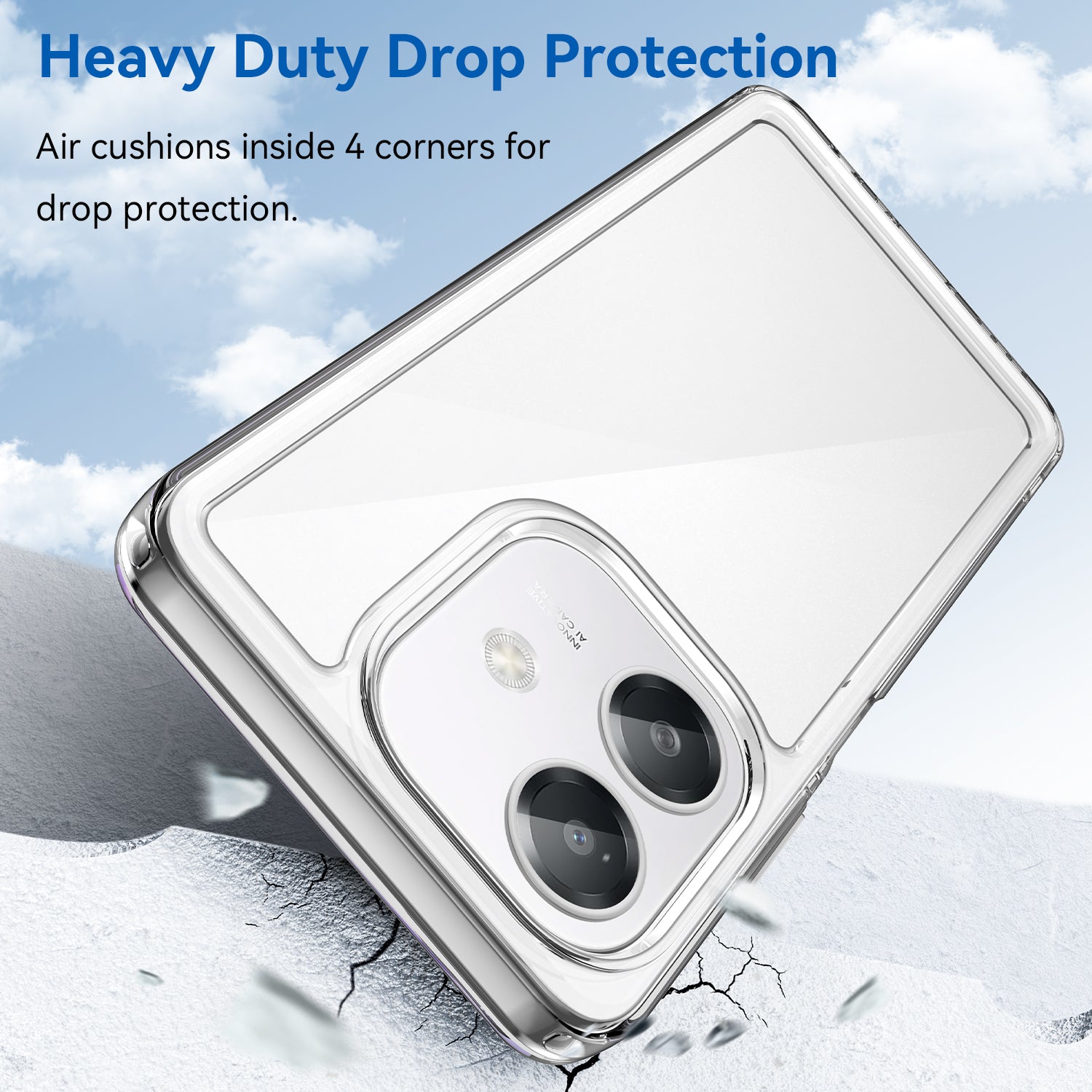 OPPO A40 4G Soft TPU Bumper Case [Clear]