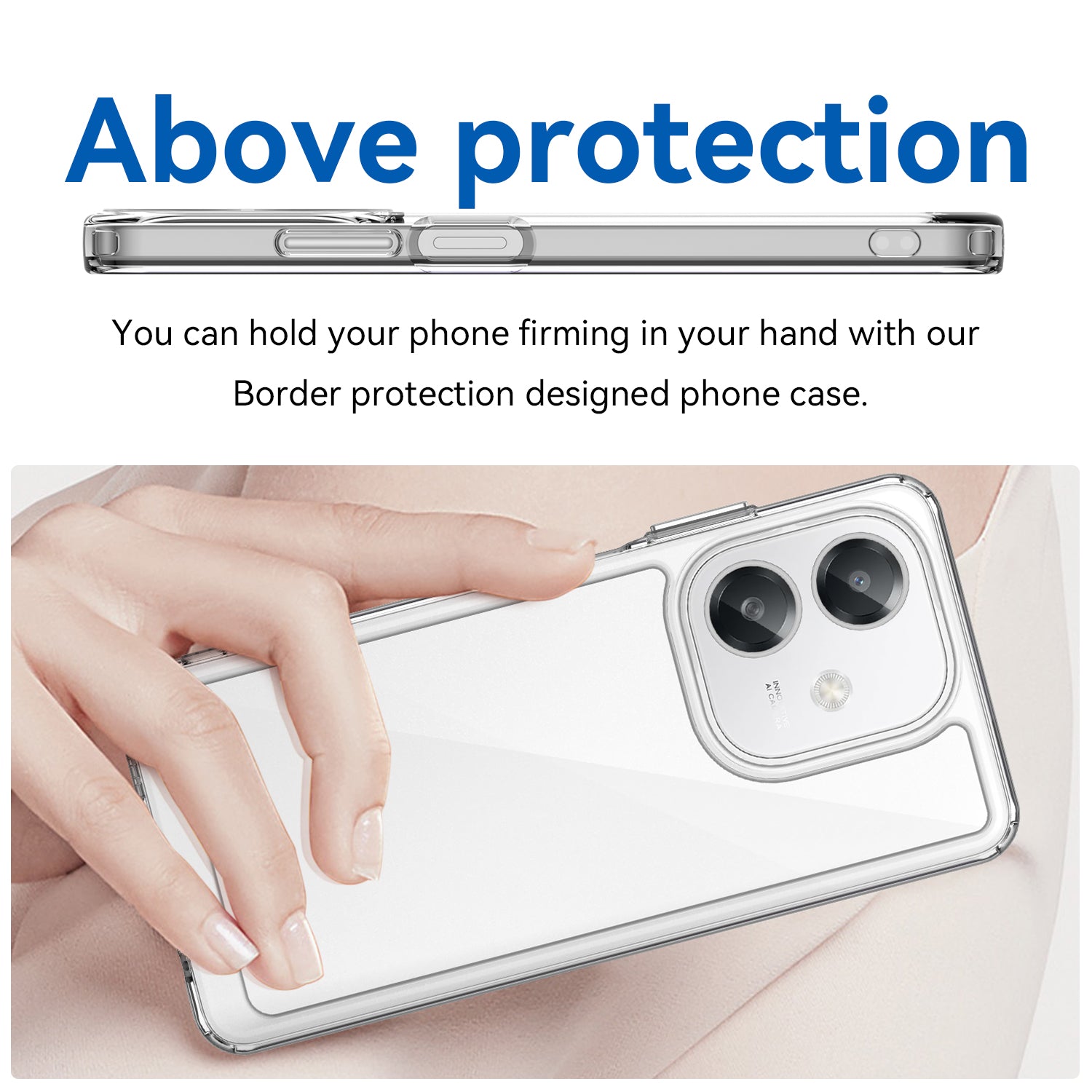 OPPO A40 4G Soft TPU Bumper Case [Clear]