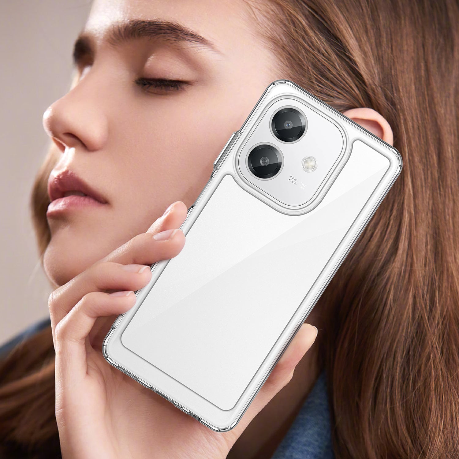 OPPO A40 4G Soft TPU Bumper Case [Clear]
