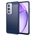 OPPO A80 5G/A3Pro Carbon Fibre TPU Case Slim Shockproof Cover Navy - Navy