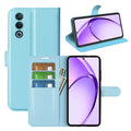 OPPO A80 5G PU Wallet Case - LightBlue