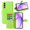 OPPO A80 5G PU Wallet Case - Green