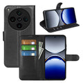 OPPO Find X8 Pro PU Wallet Case (Black) - Black