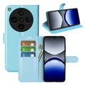 OPPO Find X8 Pro PU Wallet Case (Light Blue) - LightBlue