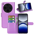 OPPO Find X8 Pro PU Wallet Case (Purple) - Purple