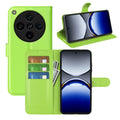 OPPO Find X8 Pro PU Wallet Case (Green) - Green