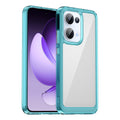 OPPO Reno 13 5G Soft TPU Bumper Case [Clear Blue] - Clear Blue