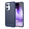 OPPO Reno 13 5G Carbon Fibre TPU Case Slim Shockproof Cover Navy - Navy