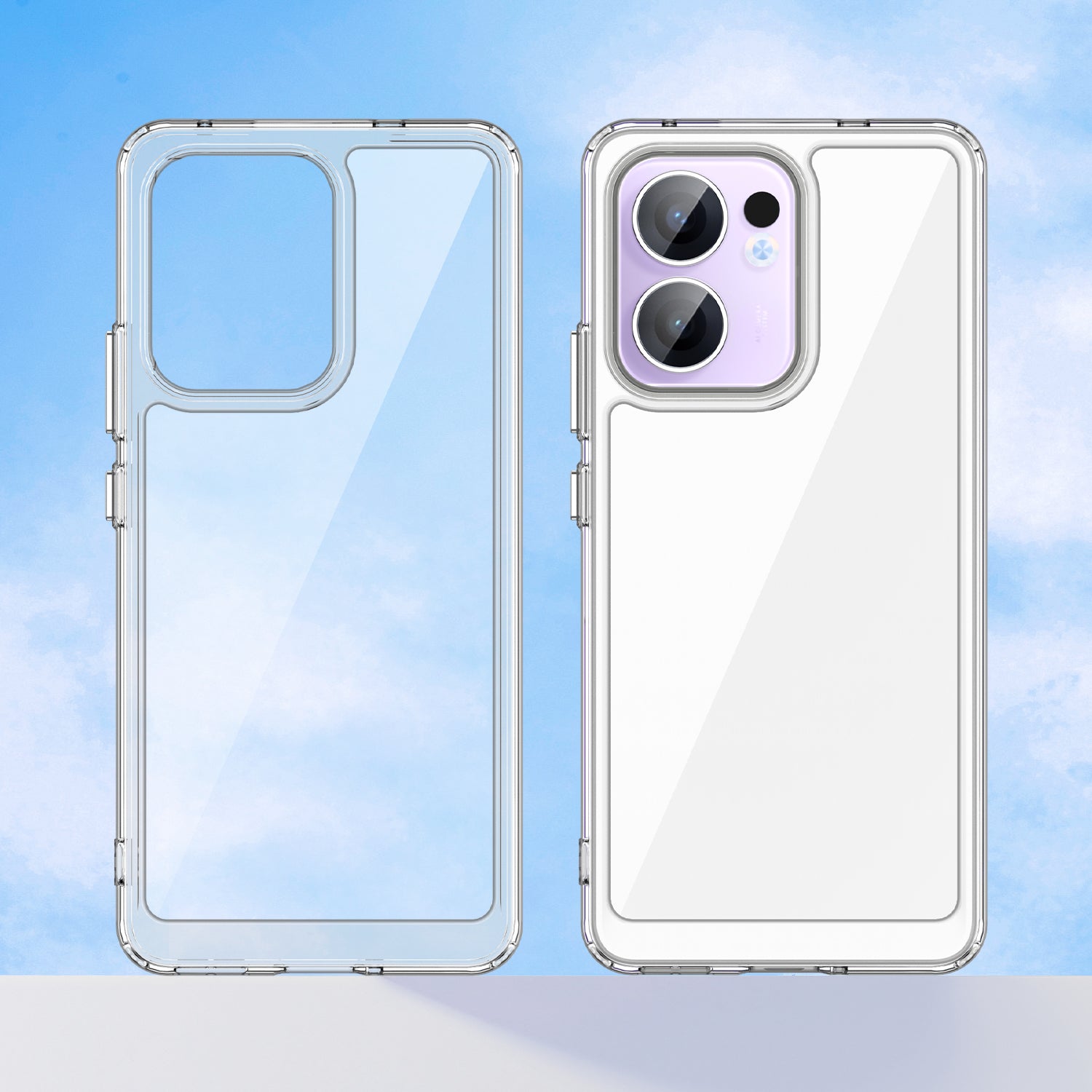 OPPO Reno 13 F 5G Soft TPU Bumper Case [Clear]