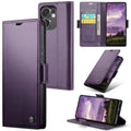 OPPO Reno 13 F 5G CaseMe Retro Wallet Case [Purple] - Purple