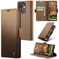 OPPO Reno 13 F 5G CaseMe Retro Wallet Case [Brown] - Brown